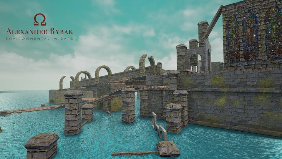 Oasis of Shattered Dreams, ruined arches