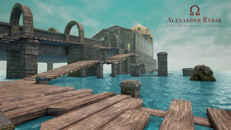 Oasis of Shattered Dreams, pier and arches