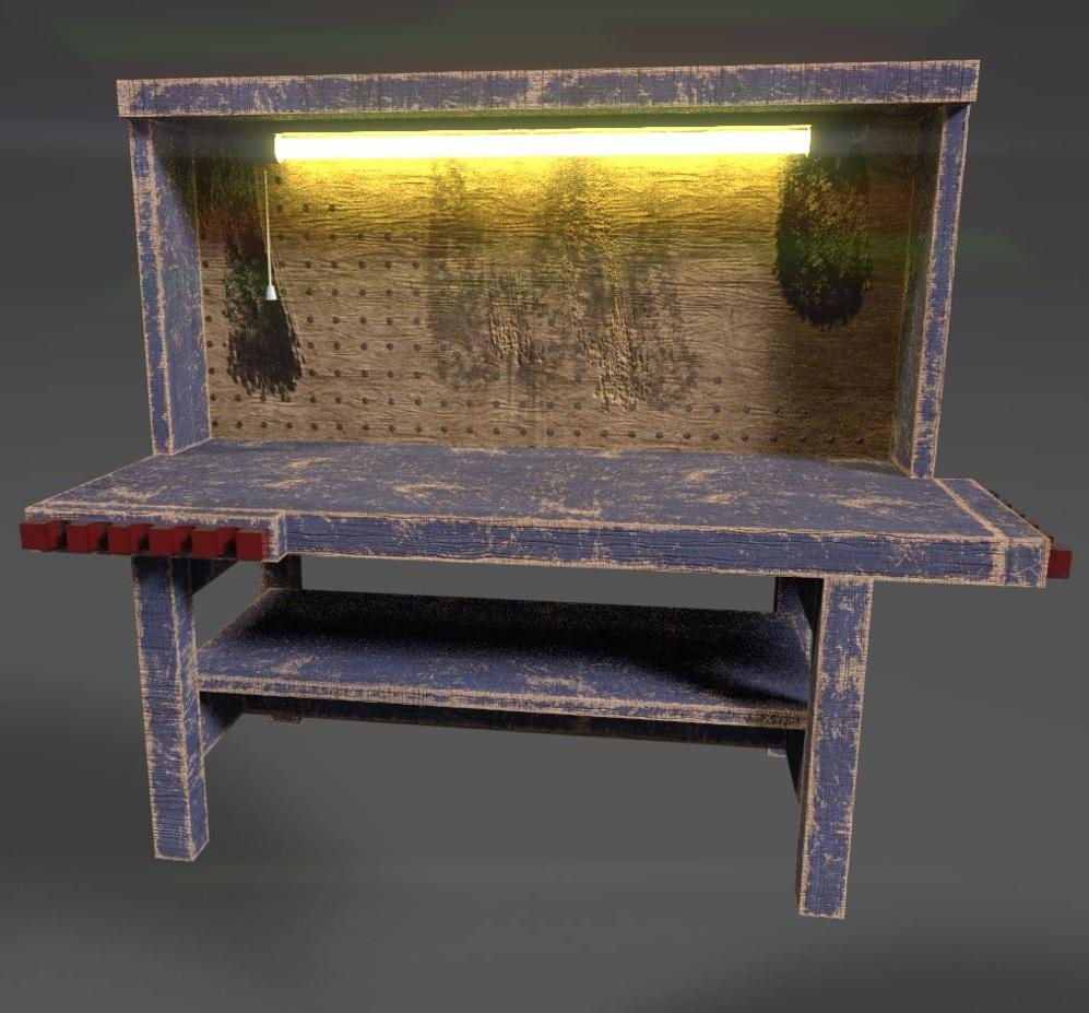 Workbench, worn version